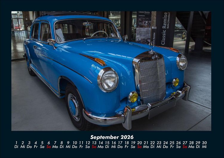 Produktbild: Welt der Oldtimer 2026 Fotokalender DIN A4