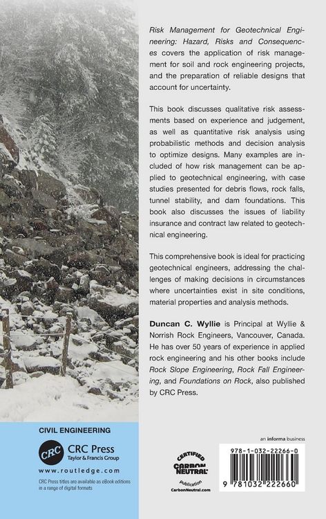 Produktbild: Risk Management for Geotechnical Engineering