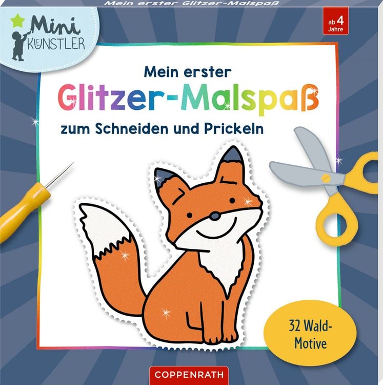 Produktbild: Mein erster Glitzer-Malspaß zum Schneiden und Prickeln