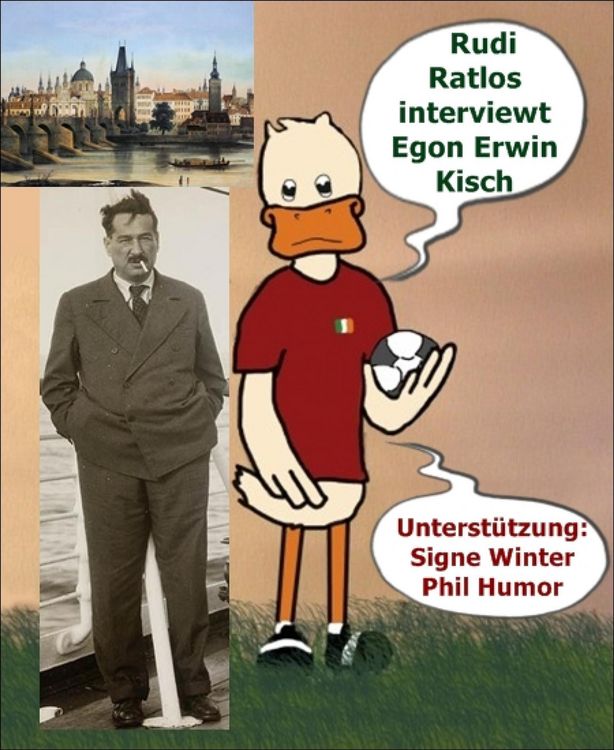 Produktbild: Rudi Ratlos interviewt Egon Erwin Kisch