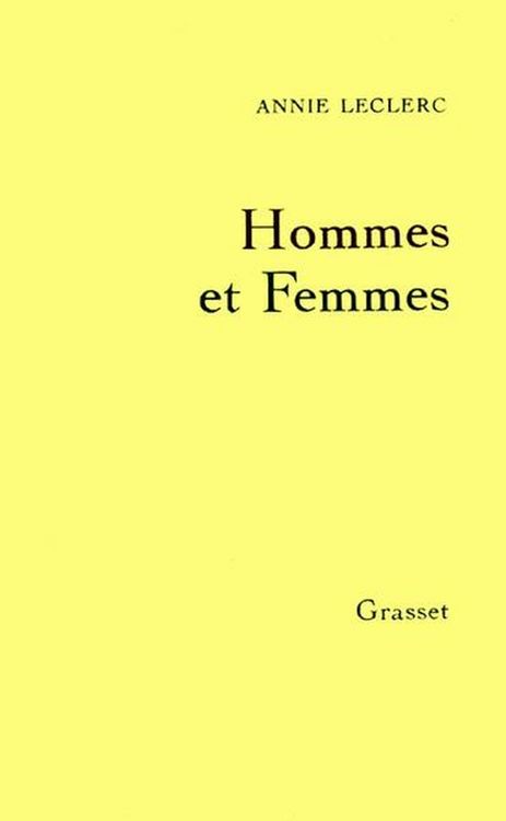 Produktbild: Hommes et femmes