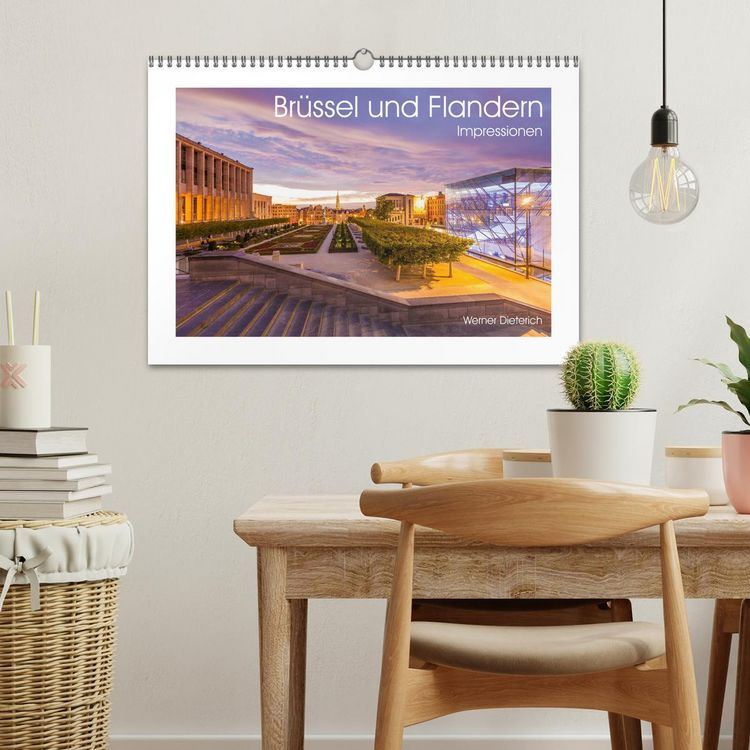 Produktbild: Br&uuml;ssel und Flandern Impressionen (Wandkalender 2026 DIN A3 quer), CALVENDO Monatskalender