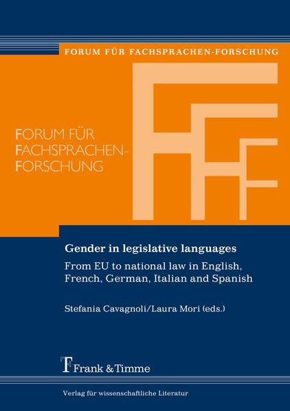 Produktbild: Gender in legislative languages
