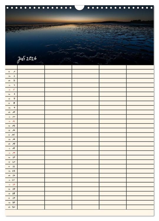 Produktbild: Noch mehr F&ouml;hrweh Familienplaner (Wandkalender 2026 DIN A3 hoch), CALVENDO Monatskalender