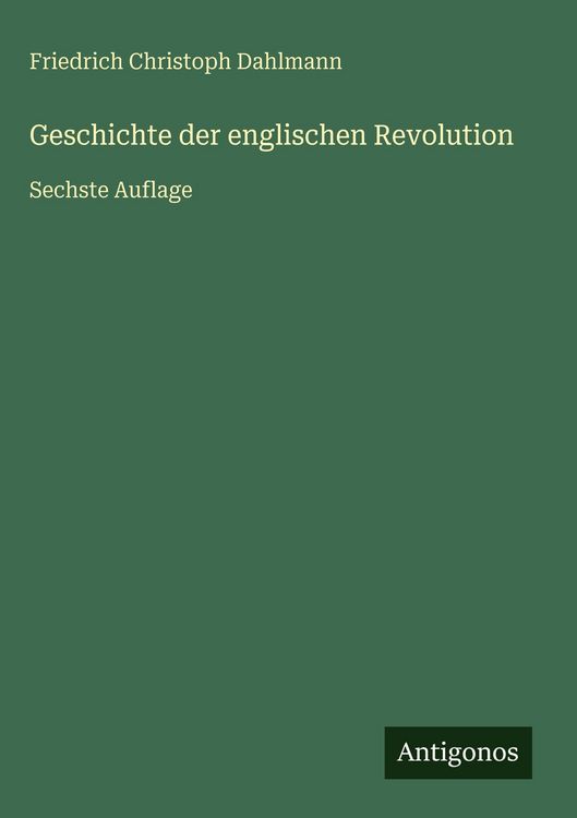 Produktbild: Geschichte der englischen Revolution