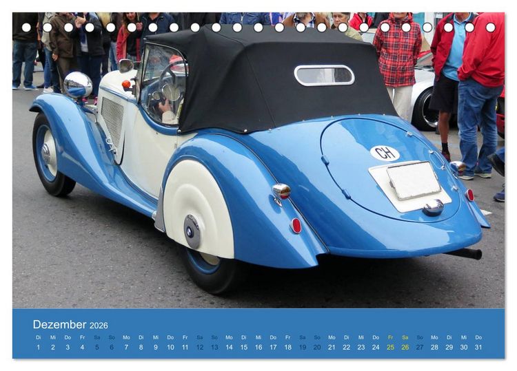 Produktbild: BMW Classics (Tischkalender 2026 DIN A5 quer), CALVENDO Monatskalender
