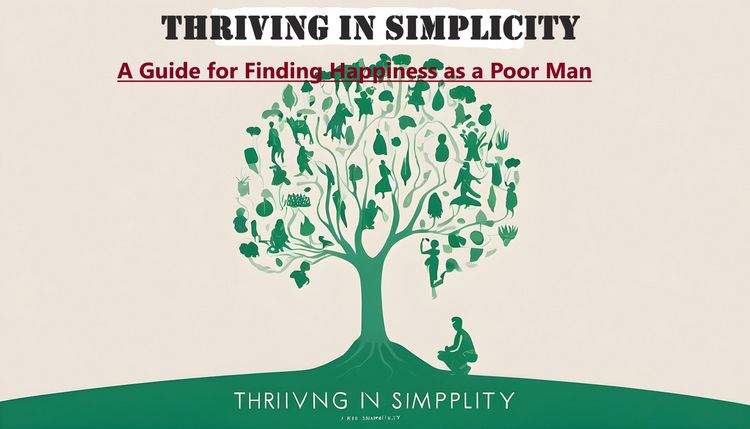 Produktbild: Thriving in Simplicity: A Guide for Finding Happiness as a Poor Man