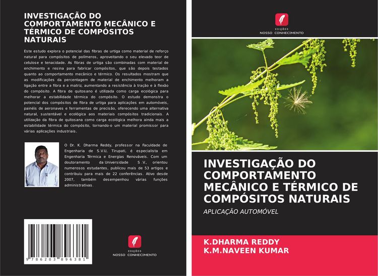 Produktbild: Investiga&ccedil;&atilde;o Do Comportamento Mec&acirc;nico E T&eacute;rmico de Comp&oacute;sitos Naturais