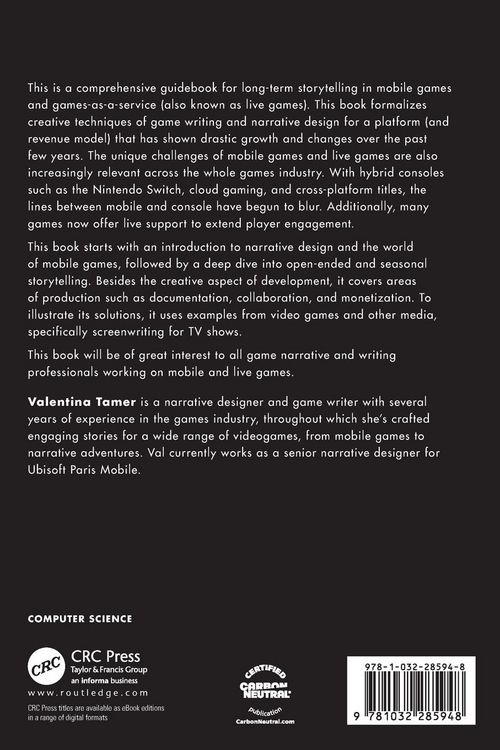 Produktbild: Narrative Design for Mobile and Live Games