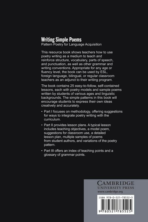 Produktbild: Writing Simple Poems