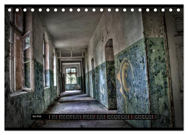 Produktbild: Lost Places, Vergessene Orte / AT-Version (Tischkalender 2026 DIN A5 quer), CALVENDO Monatskalender