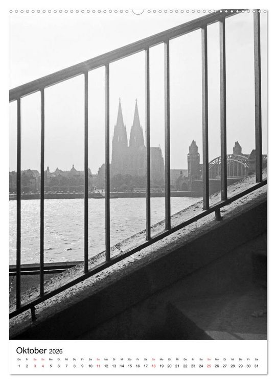 Produktbild: Zeitreise K&ouml;ln 1930er Jahre. Fotograf: Karl Heinrich L&auml;mmel (hochwertiger Premium Wandkalender 2026 DIN A2 hoch), Kunstdruck in Hochglanz