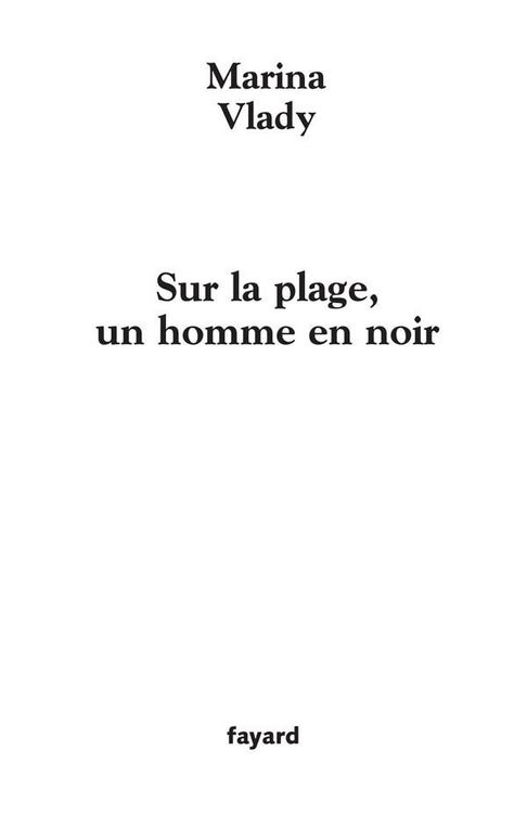 Produktbild: Sur la plage, un homme en noir