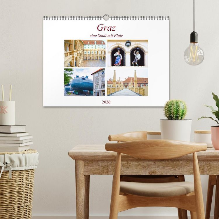 Produktbild: Graz - eine Stadt mit Flair (Wandkalender 2026 DIN A3 quer), CALVENDO Monatskalender