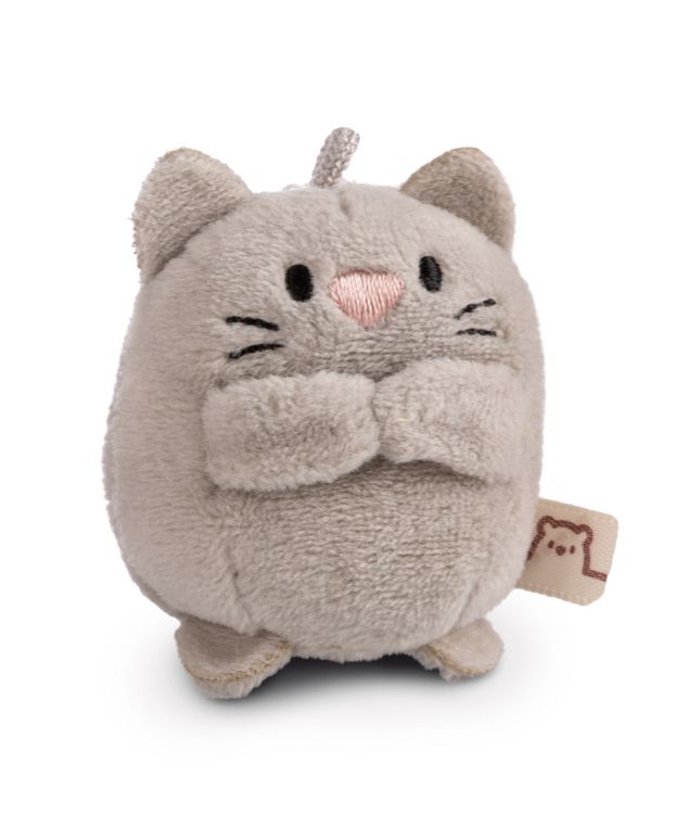 Produktbild: Kuscheltier Katze Eepy grau 5cm an Header Karte