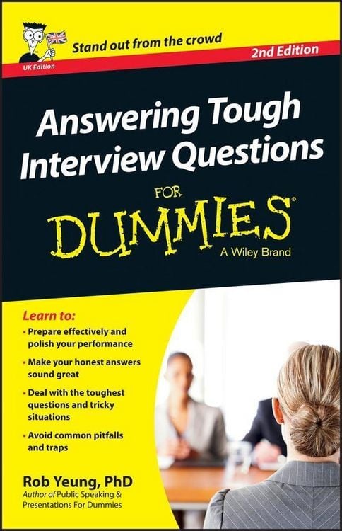 Produktbild: Answering Tough Interview Questions For Dummies, UK Edition