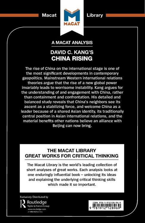 Produktbild: An Analysis of David C. Kang's China Rising