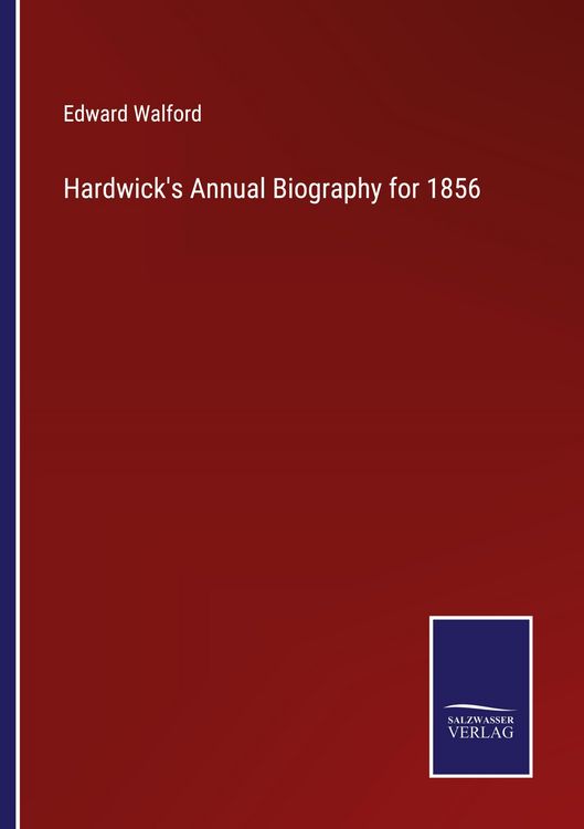 Produktbild: Hardwick's Annual Biography for 1856