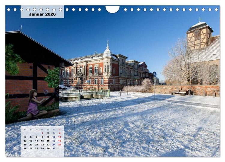 Produktbild: Prenzlau - Stadt im Herzen der Uckermark (Wandkalender 2026 DIN A4 quer), CALVENDO Monatskalender