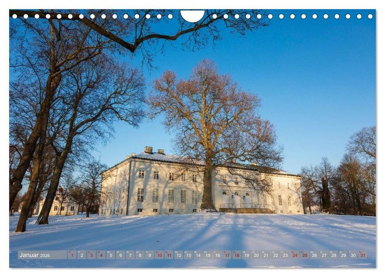 Produktbild: Schl&ouml;sser und G&auml;rten in Brandenburg (Wandkalender 2026 DIN A4 quer), CALVENDO Monatskalender