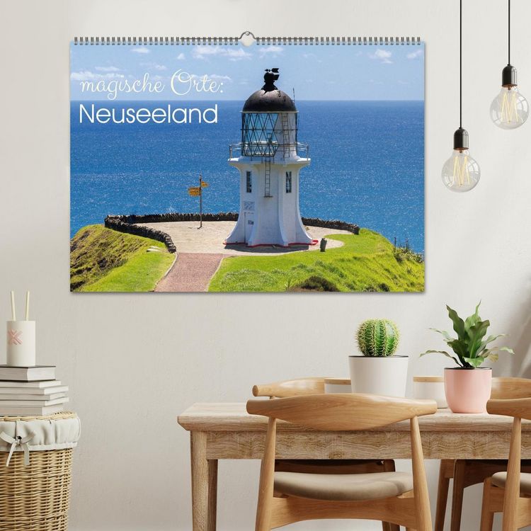 Produktbild: Magische Orte: Neuseeland (Wandkalender 2026 DIN A2 quer), CALVENDO Monatskalender