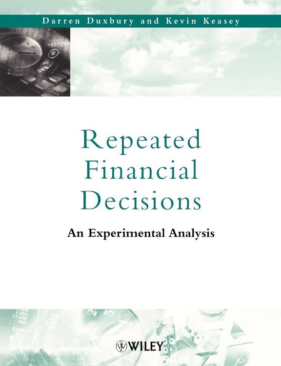 Produktbild: Repeated Financial Decisions