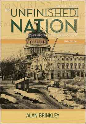 Produktbild: The Unfinished Nation: A Concise History of the American People: Volume 1: To 1877