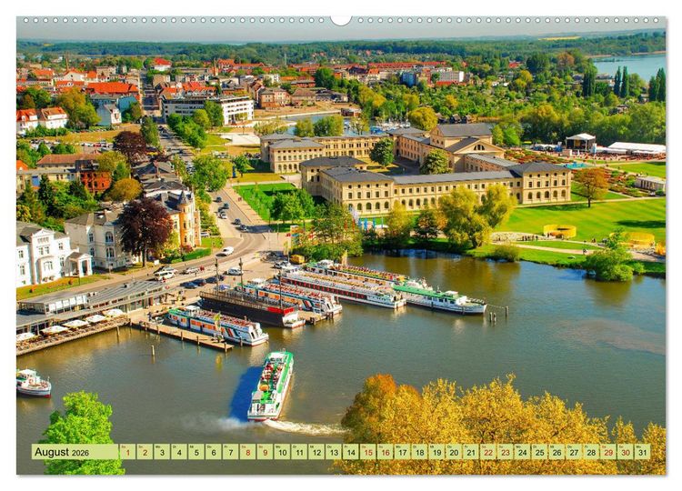Produktbild: Schwerin - Welterbe (Wandkalender 2026 DIN A2 quer), CALVENDO Monatskalender