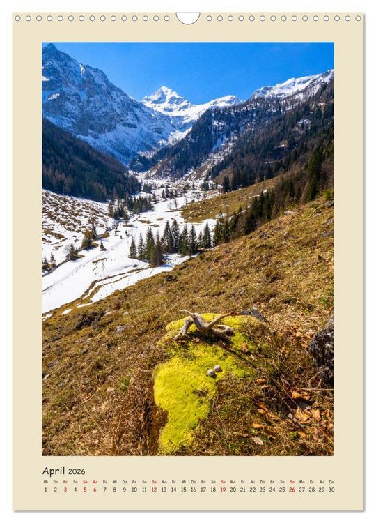 Produktbild: Ein Herz f&uuml;r Flachau (Wandkalender 2026 DIN A3 hoch), CALVENDO Monatskalender