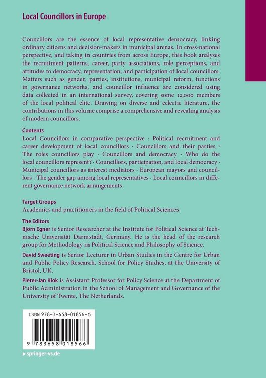Produktbild: Local Councillors in Europe
