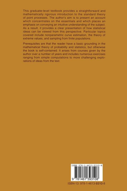 Produktbild: A Course on Point Processes