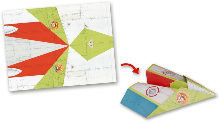 Produktbild: Mein cooles Papierflieger-Bastelbuch (Lenny Hunter)