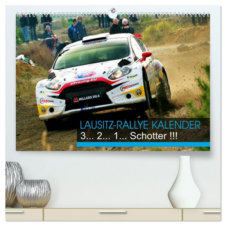 Produktbild: Lausitz-Rallye Kalender (hochwertiger Premium Wandkalender 2026 DIN A2 quer), Kunstdruck in Hochglanz