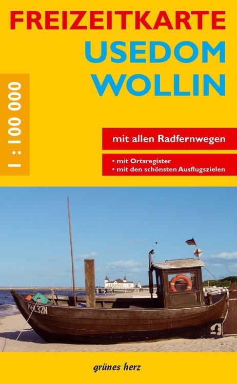 Produktbild: Freizeitkarte Usedom, Wollin
