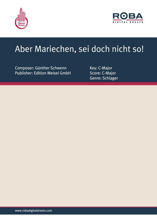 Produktbild: Aber Mariechen, sei doch nicht so!