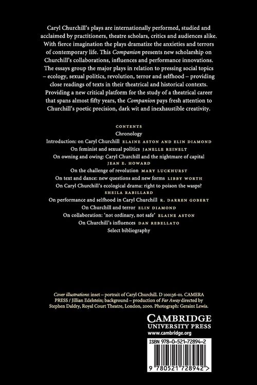 Produktbild: The Cambridge Companion to Caryl Churchill