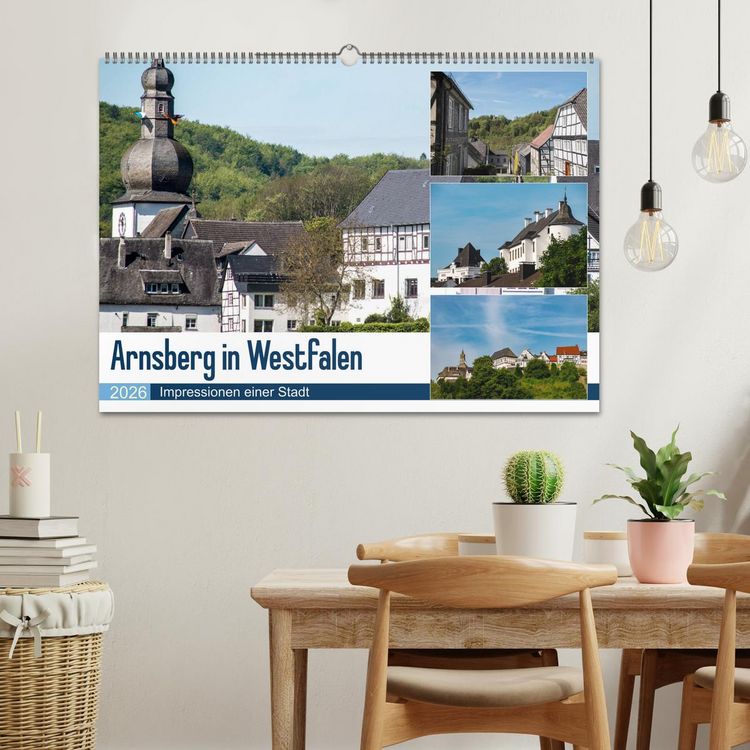 Produktbild: Arnsberg in Westfalen (Wandkalender 2026 DIN A2 quer), CALVENDO Monatskalender