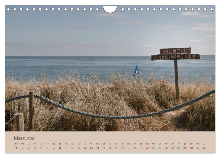Produktbild: Sylt-Momente (Wandkalender 2026 DIN A4 quer), CALVENDO Monatskalender
