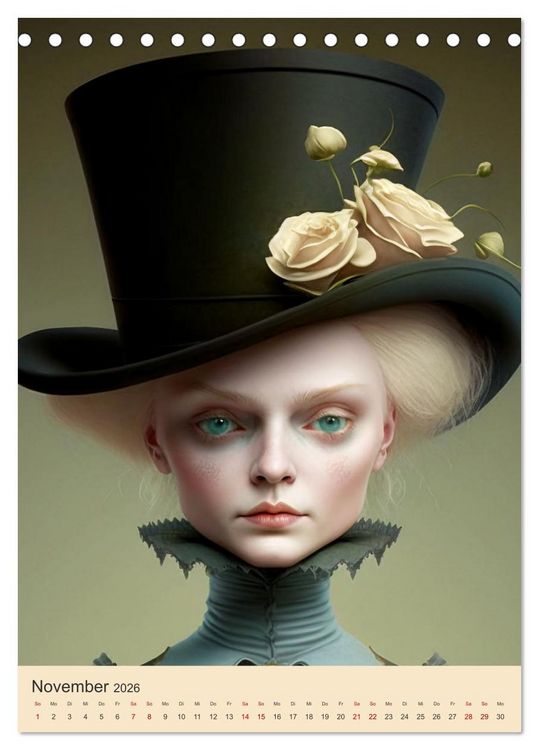 Produktbild: Die Huttr&auml;ger (Tischkalender 2026 DIN A5 hoch), CALVENDO Monatskalender