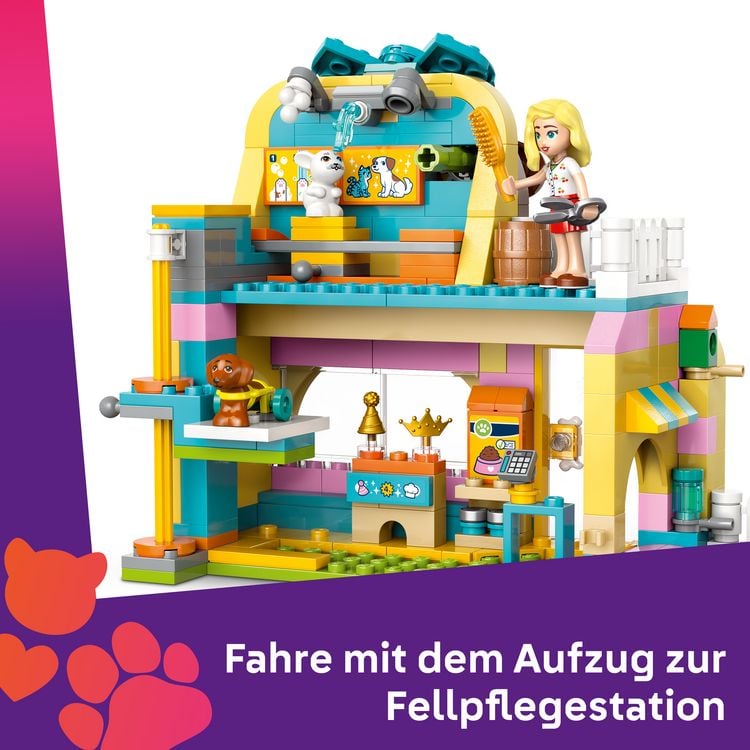Produktbild: LEGO Friends 42650 Gesch&auml;ft f&uuml;r Haustierzubeh&ouml;r, Spielzeug Tierfiguren