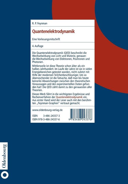 Produktbild: Quantenelektrodynamik