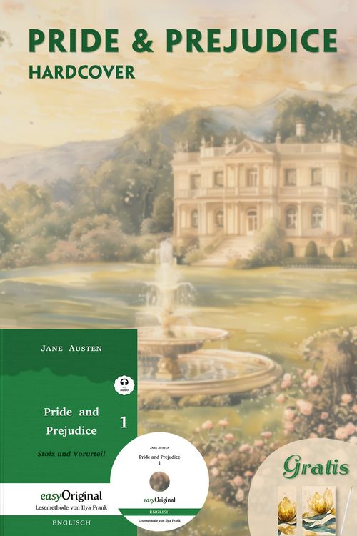 Produktbild: Pride and Prejudice / Stolz und Vorurteil - Hardcover Teil 1 (Buch + MP3-Audio-CD + exklusive Extras) - Frank-Lesemethode