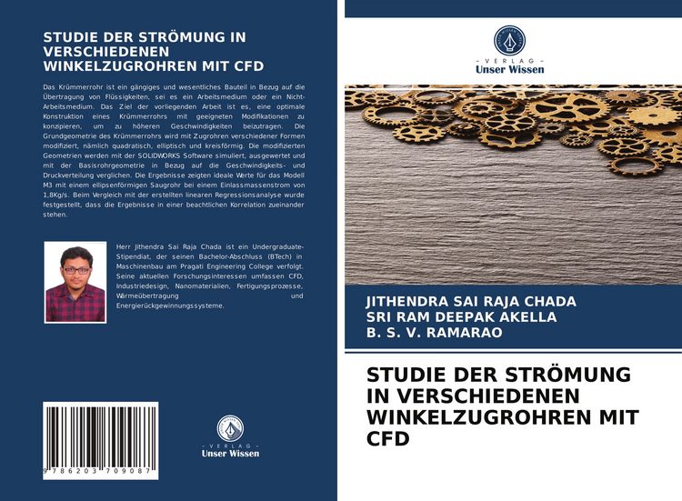 Produktbild: Studie der Str&ouml;mung in Verschiedenen Winkelzugrohren mit Cfd