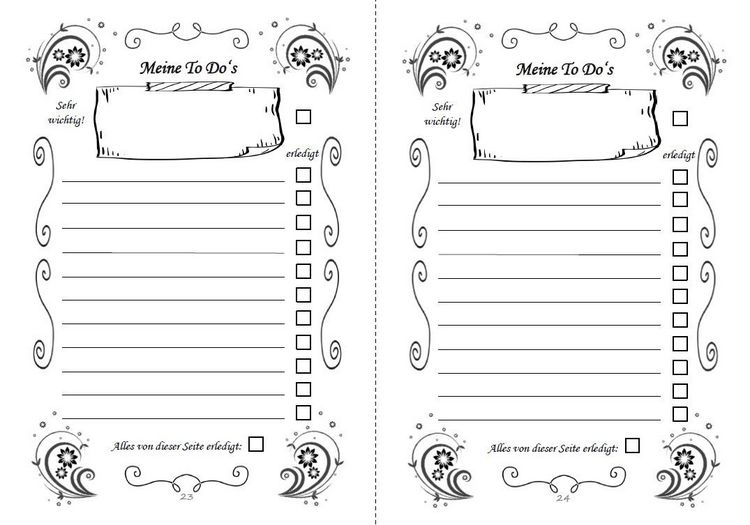 Produktbild: Mein To Do Listen Organizer