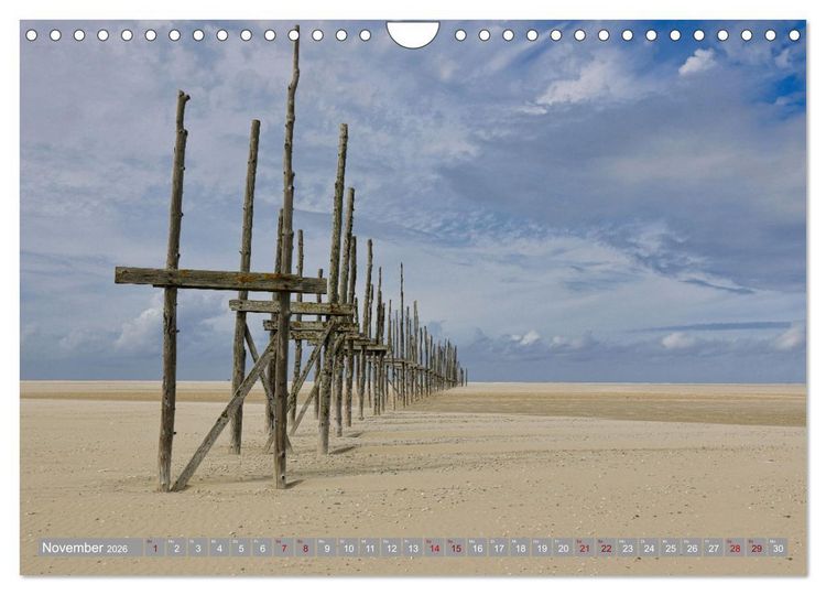 Produktbild: Vlieland Perle an der Nordsee (Wandkalender 2026 DIN A4 quer), CALVENDO Monatskalender