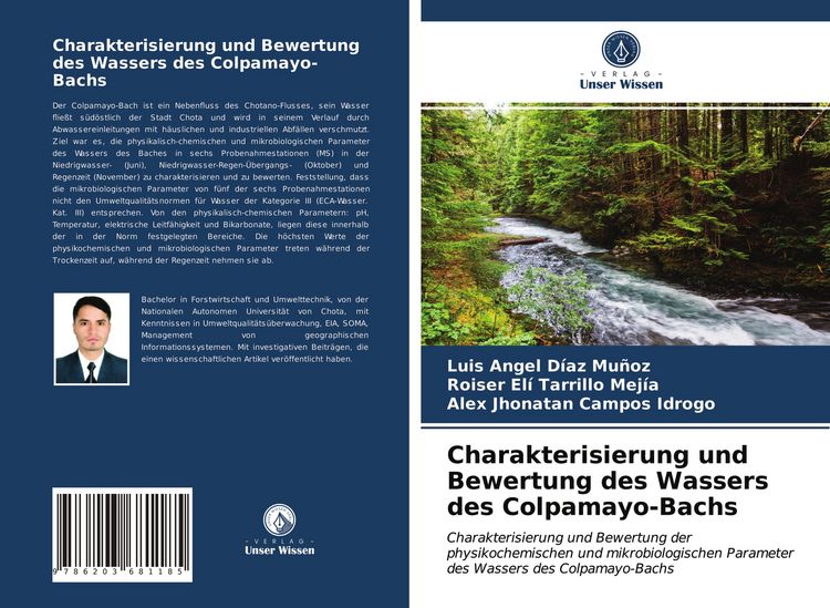 Produktbild: Charakterisierung und Bewertung des Wassers des Colpamayo-Bachs