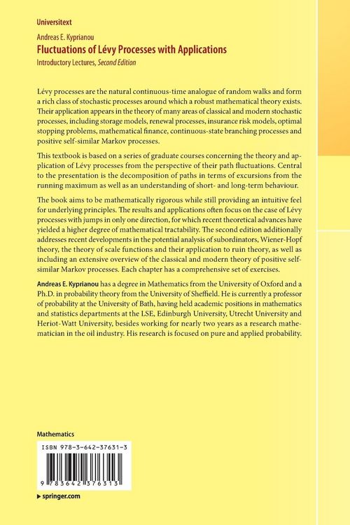 Produktbild: Fluctuations of L&eacute;vy Processes with Applications