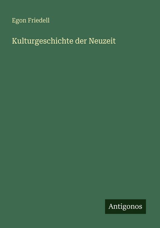 Produktbild: Kulturgeschichte der Neuzeit
