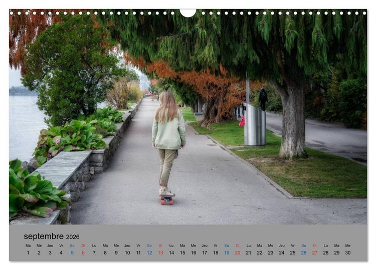 Produktbild: Montreux, la Riviera Suisse (Calendrier mural 2026 DIN A3 vertical), CALVENDO calendrier mensuel