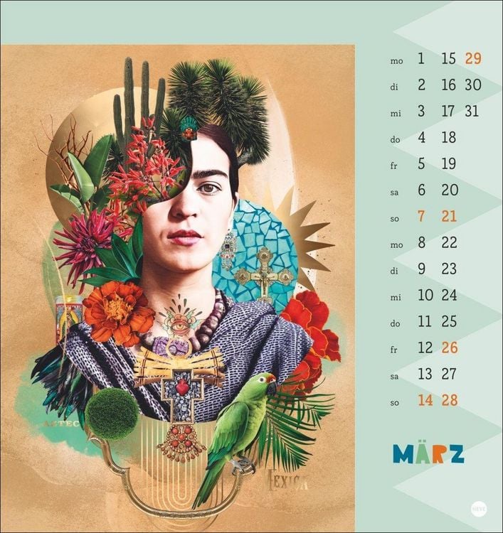 Produktbild: Frida Postkartenkalender 2027